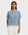 Slfmyline Ss Boat Neck Top B