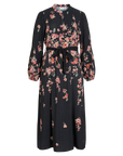 Vielma Bai O-Neck Ls Ankle Dress/ln