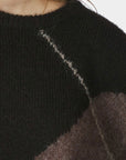 Inga Check Fluff Knit Blouse