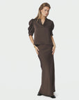 Vicky Heavy Sateen Skirt