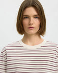 Slwessential Ls Striped Boxy Tee Noos