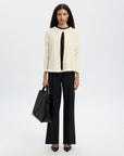Slflulu Frill Ls Knit Cardigan
