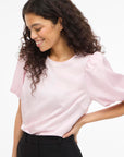 Viellette 2/4 Satin Puff Top - Noos