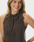 Marli Solid Chiffon Dress