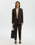 Slwrita-Ria Mw Cropped Pant Mel Noos