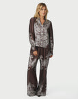 Massima Paisley Border Blouse