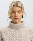 Slwland Ls Knit Cable Roll Neck
