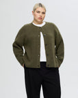 Slflulu Ls Knit Short Cardigan Noos