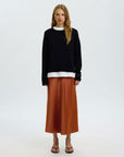Slwlena Hw Midi Skirt Noos