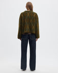 Slwlulu Brushed Argyle Knit O-Neck Noos