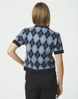 Allestar Check Knit Cardigan