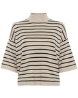 KALIZZA STRIPED TURTLENECK