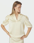 Roella Heavy Sateen Blouse