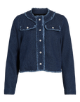 Vioaklynn O-Neck L/s Denim Jacket