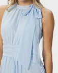 Marli Solid Chiffon Dress
