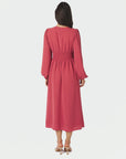 Annelie Solid Crepe Dress