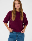 KAEMILIE CROPPED KNIT PULLOVER