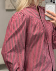 Astrida Soft Stripe Stone Blouse