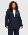 Slwrita Ls Relaxed Blazer D Sap Mel Noos