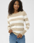 Kalizza Striped Knit Pullover