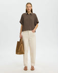 Slwviva Ss Cropped Sun Shirt Noos