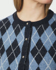 Allestar Check Knit Cardigan