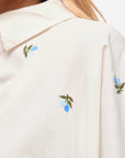 Viaila L/s Embroidery Shirt