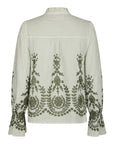 Amara Stripe Emb Blouse