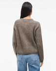 Vilory O-Neck L/s Knit Cardigan-Noos