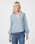 DELSIE PRINT BLOUSE
