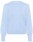 Kalizza Round Neck Knit Pullover Buttons