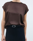 Viellette S/s Satin Top - Noos