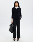 Slflulu Frill Ls Knit Cardigan