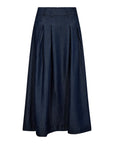Anyacc Denim Pleat Skirt