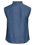 Vitevira Ruffle Ss Top/rs/vol