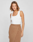Vikenza U-Neck S/l Tank Top Rev - Noos