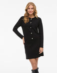 Visway O-Neck L/s Button Knit Cardigan