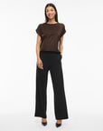 Viellette S/s Satin Top - Noos