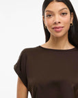 Viellette S/s Satin Top - Noos