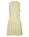 May Solid Chiffon Dress