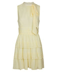 May Solid Chiffon Dress