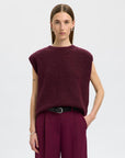SLFLULU LS KNIT VEST