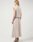 Yasusuma Hw Linen Blend Long Skirt