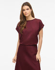 Viellette S/s Satin Top - Noos