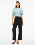 Viellette 2/4 Satin Puff Top - Noos