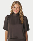 Parisa Heavy Sateen Blouse