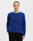 Slflulu Ls Knit O-Neck Noos
