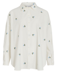 Viaila L/s Embroidery Shirt