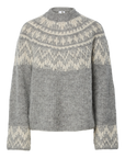 Yasliri Ls Wool Blend Knit Pullover
