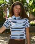 Mulann Polo Knit Blouse